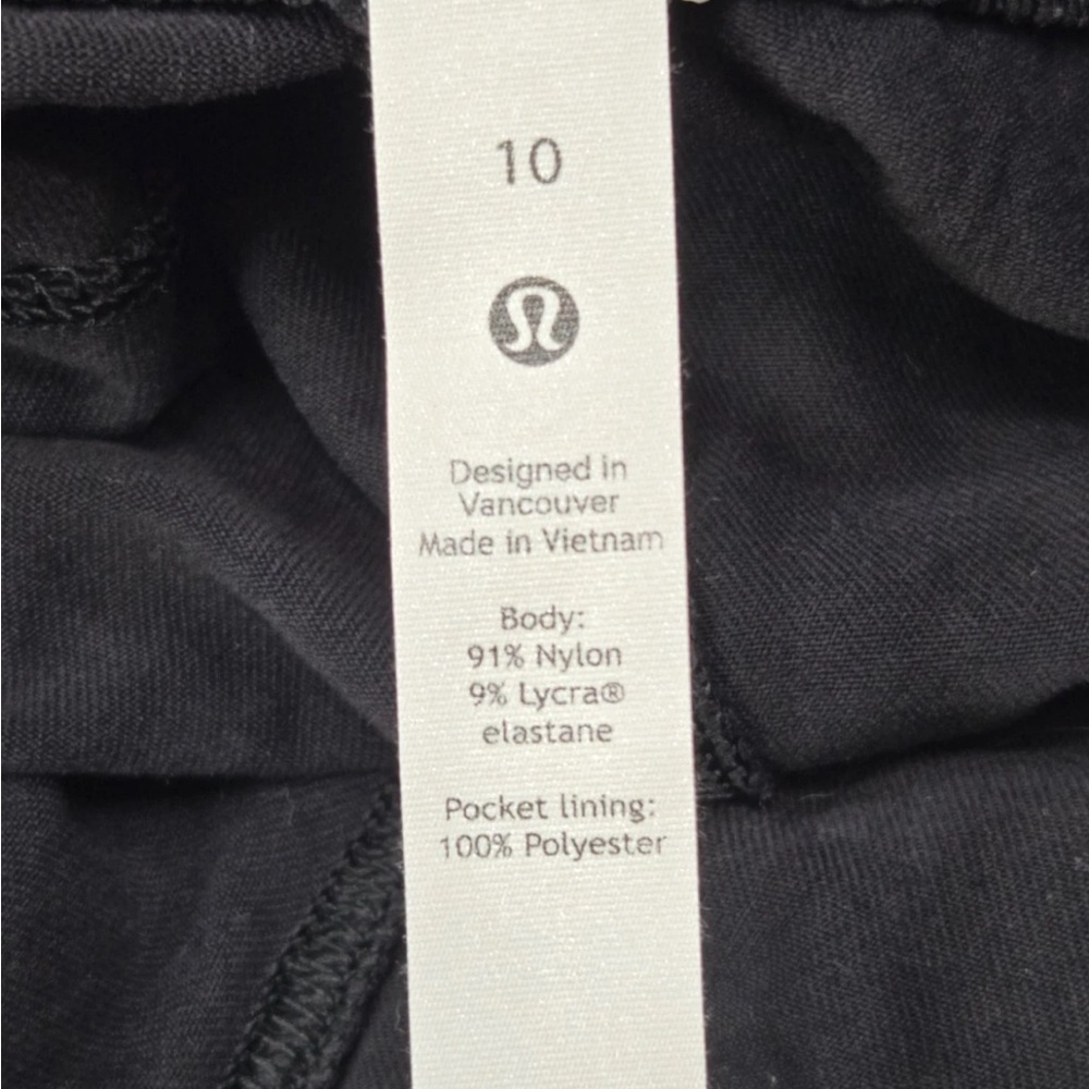 Lululemon Ready To Rulu Pant *29" W5BXOS Stretch Comfort Black Size 10 Womens - Picture 3 of 9